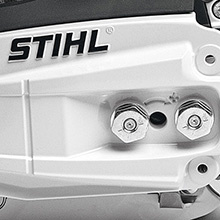 STIHL Petrol Chainsaw side chian tensioner